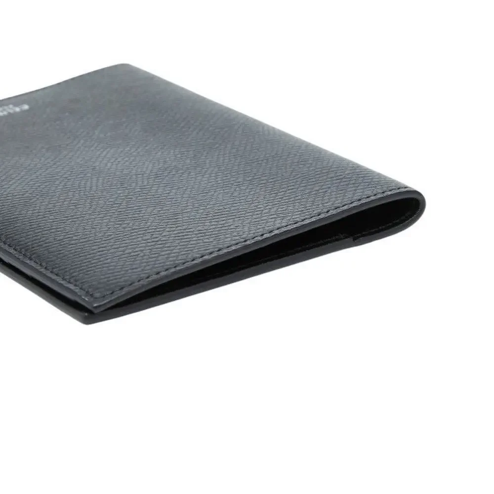 Celine Leather Passport Case Black